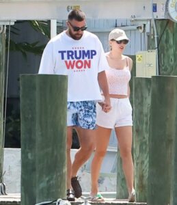 s far as we know, Travis Kelce has not publicly endorsed any presidential candidate, However Politics doesn't  define our Realtionship, Taylor Swift Address issue of Travis Kelce T.Shirt.