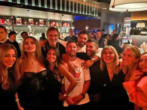 BREAKING NEWS:  SOFIA VERGARA: Not Bothering me partying out  with Lionel Messi. Sofia Vergara and Lionel Messi Spotted  having fun in a club see details.
