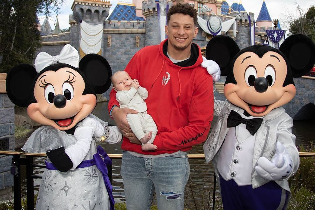 Disney Delight: brittany shares adorable snaps of patrick mahomes and their children at Disneyland.