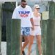 s far as we know, Travis Kelce has not publicly endorsed any presidential candidate, However Politics doesn't  define our Realtionship, Taylor Swift Address issue of Travis Kelce T.Shirt.