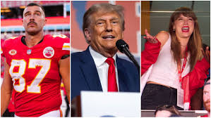 Former US president Donald Trump has expressed his thoughts on the developing love saga between Taylor Swift and Travis Kelce.