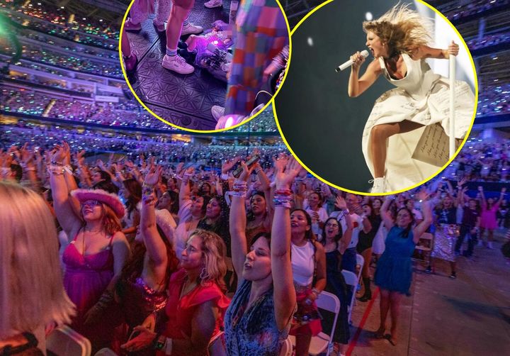 The OFFENSIVE image at Taylor Swift's concert caused OUTRAGE.😱😱😱😱 Full details below👇👇