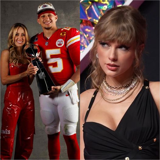 WATCH -Taylor Swift gives a D3ATH stare to Patrick and Brittany Mahomes as they declare themselves the real US sports power couple in 2024 Kentucky Derby, Miami Grand Prix.