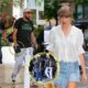 "Taylor Swift and Travis Kelce: A love journey from Carbone Beach to New York" :Travis Kelce was SPOTTED leaving a star-studded Carbone Beach party after soaking up the Miami Grand Prix with a special gift from the heart to find Taylor.😱😱