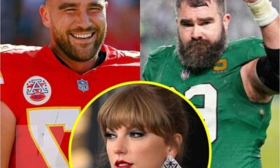 Watch as Taylor swift hits back at critics : I’m in Love and I don’t care what you think , Love doesn’t care about your opinion . STOP the criticism ,I am no match to your Craz.iness as Travis and Jason Kelce defends her.😱