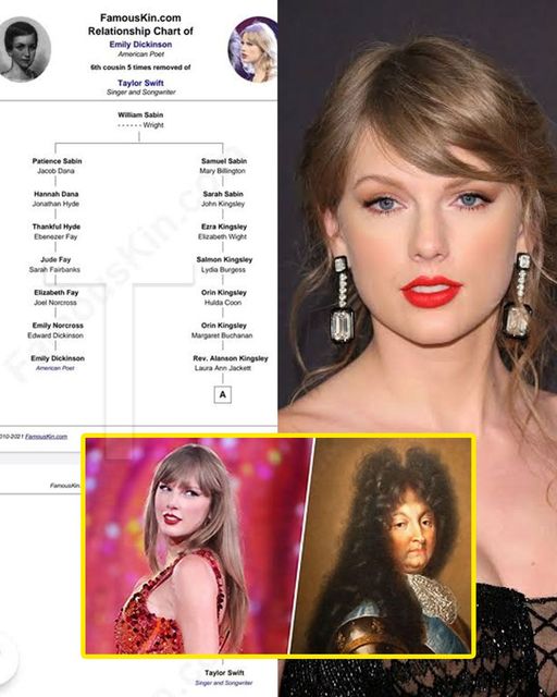 Breaking News : Taylor Swift is related to a French king and Johnny Depp, genealogist says. Here’s how…... Full story below👇👇👇