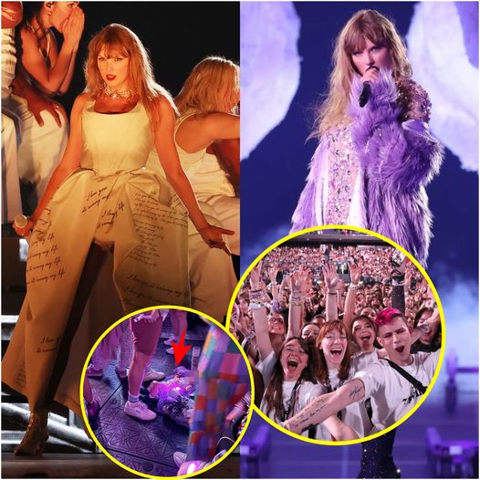 Taylor Swift fans areOUTRAGED after a photo of a NEWBORN BABY lying on the ground during a concert in Paris went VIRAL "can’t imagine how stressful it must have been for the baby to be in that environment"