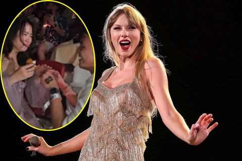 Watch: Double Proposal Steals SPOTLIGHT At Taylor Swift’s Concert, The video went viral, making fans exclaim that 'Taylor Swift's Eras Tour is making that dream come true, it will prove your love for a lifetime'.😱😱😱 (full details in video below)👇