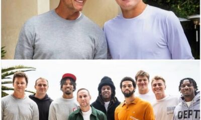 EVERYONE Noticed Something ODD About Tom Brady Posing With Patriots Rookie QB Drake Maye😱😱😱