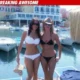 Sofia Vergara  inspires women to embrace their body curves — Sofia Vergara  baths outside with her friend Watch Video.