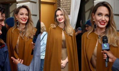 n April 11, Angelina Jolie stepped out of her vehicle and took everyone’s breath away.