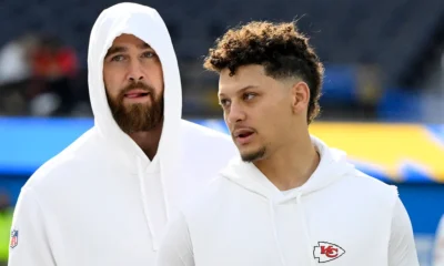 trick Mahomes claims he can't keep up with the Kelce brothers when it comes to drinking - but Chiefs teammate Travis isn't having any of it. During his appearance on Logan Paul's 'Impaulsive' podcast last week, Mahomes opened up on his tendency to leave parties earlier after becoming a dad, while joking that Travis and Jason are cut from a different cloth in that department. 'Jason has [three] kids too and so he has to pick and choose too, but when he chooses, he can go,' the Kansas City quarterback said. 'I think it’s got to be something in their blood or something.'